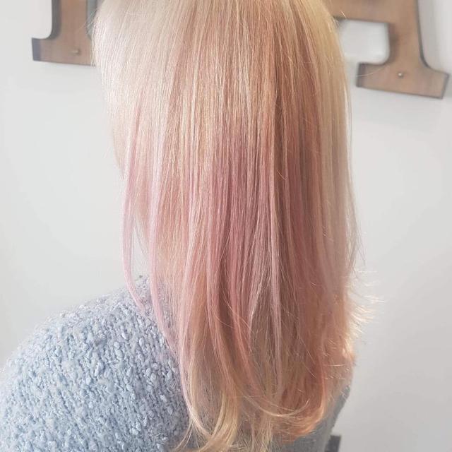 Blonde hair highlights 3 pastels